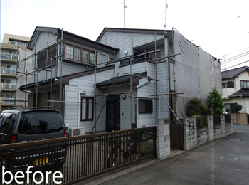 リフォーム前の外壁