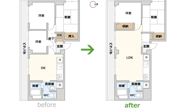 川口マンション間取り図